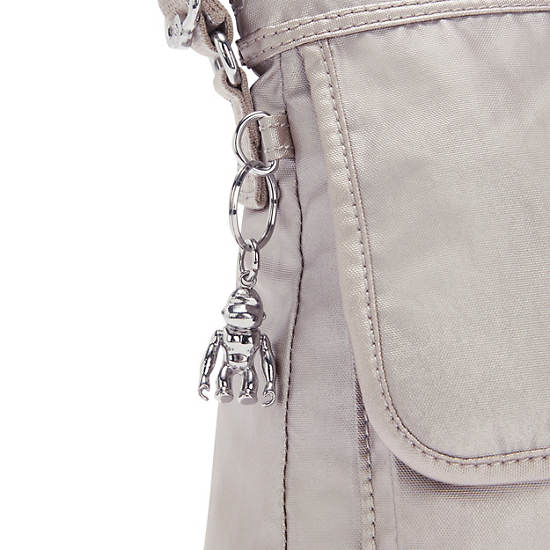 Kipling Aisling Metallic Crossbody Táska Titán | HU 1047JP